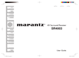 Marantz SR4003 User manual