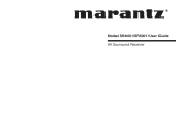 Marantz SR4001 User manual