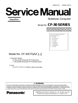 Matsushita CF-30 User manual