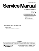 Panasonic CF-Y5LWVYZ2 TOUGHBOOK User manual