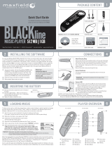 Maxfield BLACKline Music-Player User manual