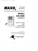 MaxTech MAXO2 OM-25ME User manual