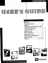 Maytag DW-7 User manual