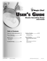 Maytag CER3725AGW User manual