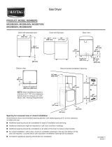 Maytag Clothes Dryer WGD7400X User manual