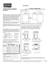 Maytag MGDB800V User manual
