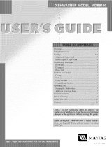 Maytag MDB9100 User manual