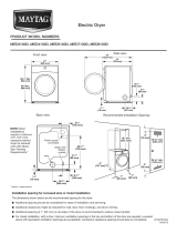 Maytag MED3100DW User guide