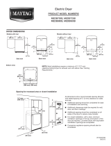 Maytag MEDB880BW User guide