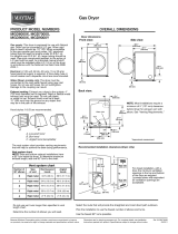 Maytag MGD7000X User manual