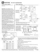 Maytag MGDC400V User manual