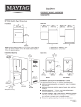 Maytag MGDX6STBW User guide