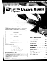 Maytag PERFORMA PER4510 User manual