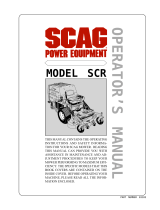 Scag Power Equipment SCR42-25CH User manual