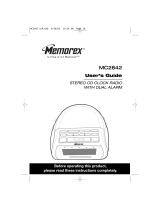 Memorex MC2862 User manual