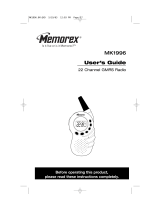 Memorex MK1996 User manual