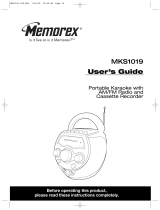 Memorex MKS1019 User manual