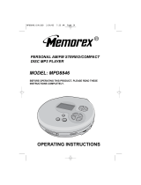 Memorex MPD8846 User manual