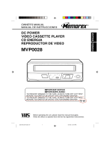 Memorex MVP0028 User manual