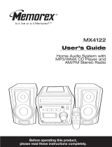 Memorex MX4122 User manual