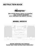 Memorex MX5510 User manual