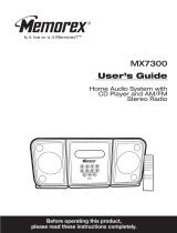 Memorex MX7300 User manual