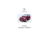 Mercedes-Benz 2001 M-Class User manual