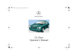 Mercedes-Benz CL 600 User manual