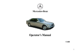 Mercedes S600 User manual