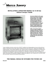 Merco CG-30 User manual