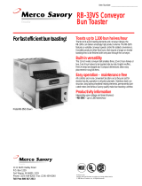 Merco Savory RB-33VS User manual