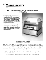 Merco SG Series User manual