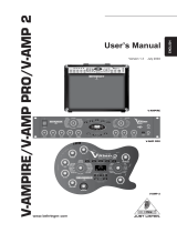 Behringer V-AMP2 User manual