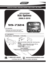 Metra KIA OPTIMA 99-7324 User manual
