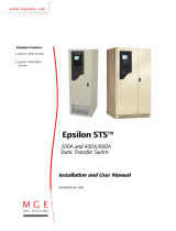 MGE UPS Systems STS 400A User manual