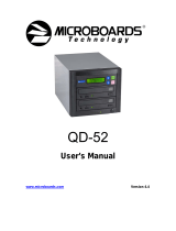 Microboards QD CD/DVD Duplicator User manual