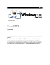 Microsoft Server windows 2000 DNS User manual
