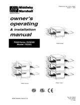 Middleby Marshall PS520G User manual
