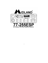 Midland 77-255ESP CB Radio User manual
