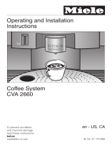 Miele CVA2660 Owner's manual
