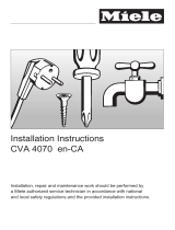 Miele CVA 4070 EN-CA User manual