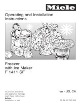 Miele F 1411 SF User manual
