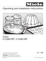 Miele H 5460 BP User manual