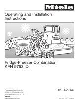 Miele KFN 9753 ID User manual