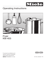 Miele KM403 User manual