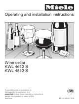 Miele KWL 4812 S User manual