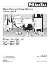 Miele KWT1611SF User manual
