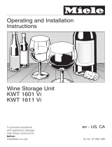 Miele KWT1601VI User manual