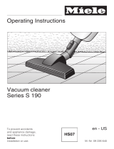 Miele S190 User manual
