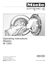 Miele W1203 User manual